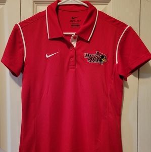 Illinois State University Nike dri-fit red polo